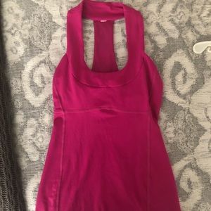 Lululemon pink scoop neck